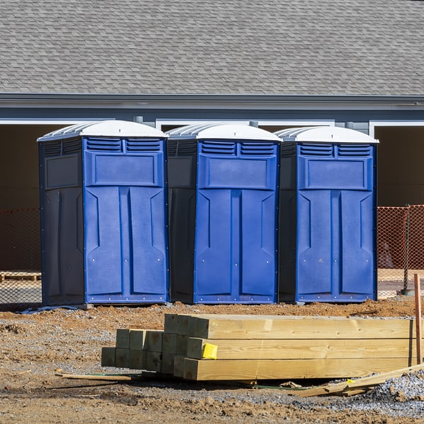 how do you ensure the portable toilets are secure and safe from vandalism during an event in Wedgewood